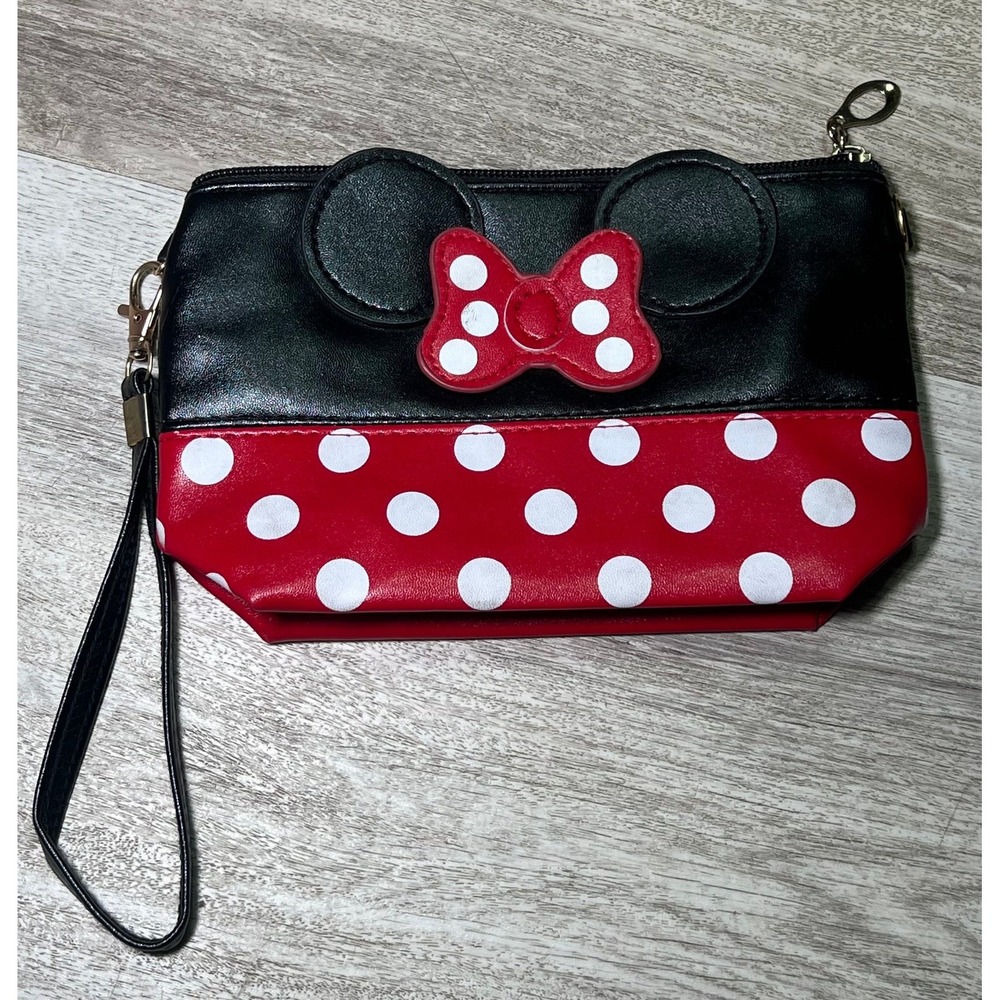 Minnie Mouse small clutch or makeup bag